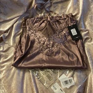 Fashion Nova (mauve) feeling out the night dress